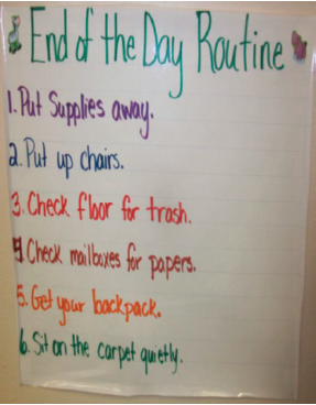 Teaching Classroom Routines - Ex 3